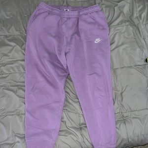 Purple Nike sweat pants. Size XL